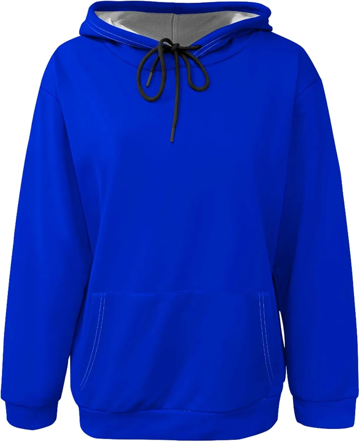 Womens Hoodies Long Sleeve Winter Sweatshirts with Pockets Loose Pullover Teen Girls Tops Outfits Fashion Y2k Clothes