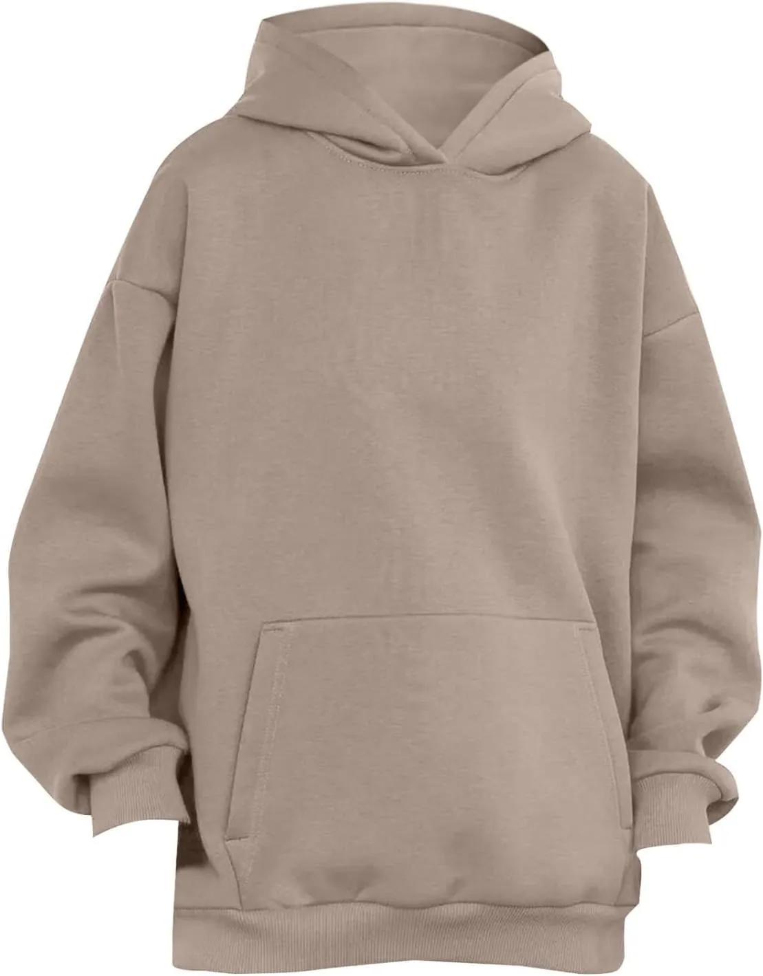 Womens Hoodies Y2k Oversized Sweatshirt Trendy Long Sleeve Fleece Hoodies Winter Fall Comfort Pullover with Pocket
