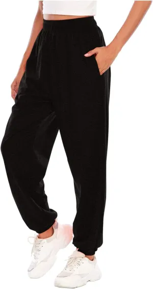 Womens Linen Blend Summer Print Palazzo Pants High Waist Wide Leg Loose Fit Pants Work Business