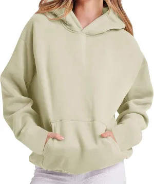 Womens Oversized Hoodies Fleece Sweatshirts Casual Long Sleeve Sweaters Pullover 2024 Fall Winter Outfits with Pocket