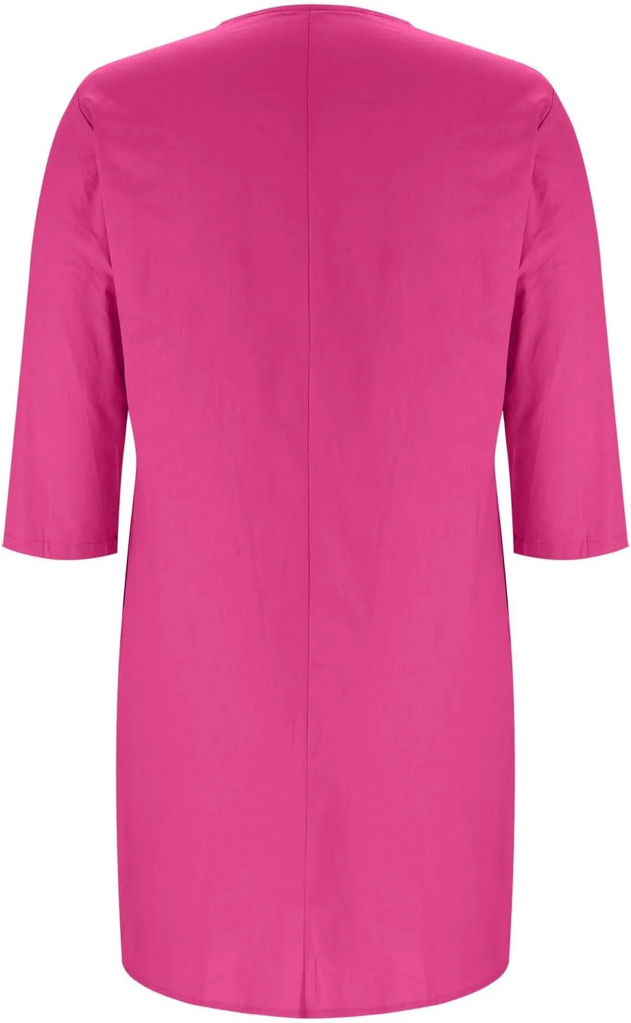 Womens Plus Size Linen Midi Dresses Summer Spring Long Sleeve Casual Button Elegant Formal Knee Length Dress