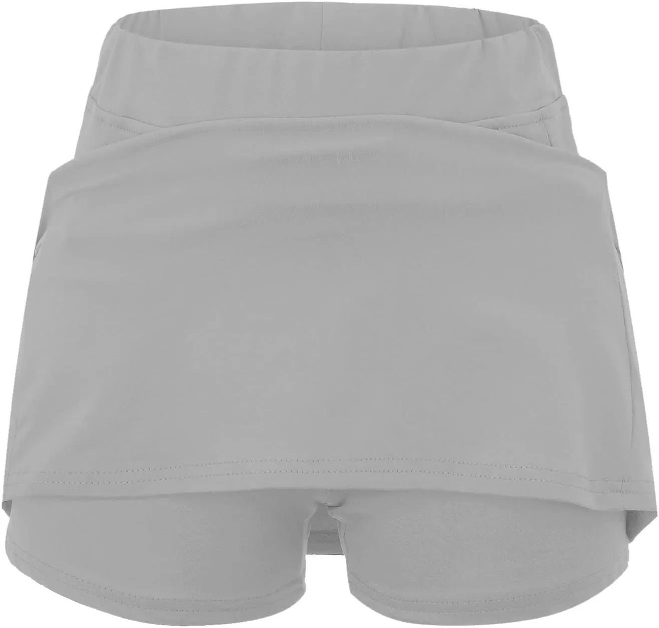 Womens Skorts with Pockets Tummy Control Plus Size Skorts High Waist Athletic Sports Pants Skirt Casual Shorts