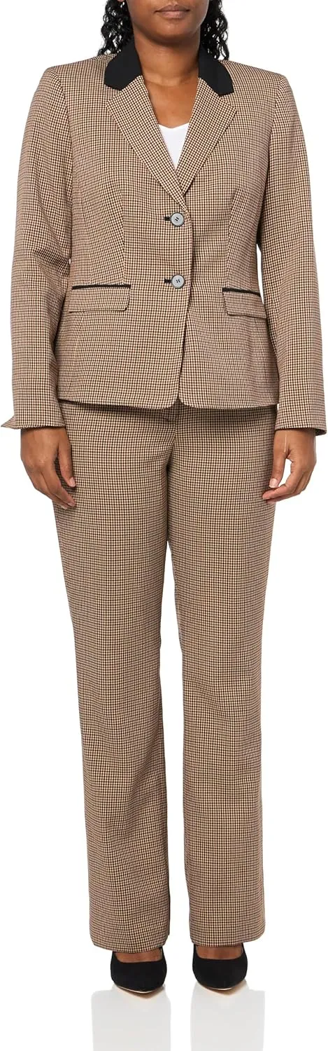 Women's Two Button Blazer & Pant, 2pc Set