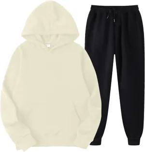 Women's Two Piece Tracksuit Fall Long Sleeve V Neck Graphic Shorts Sweatshirts and Wide Leg Pants