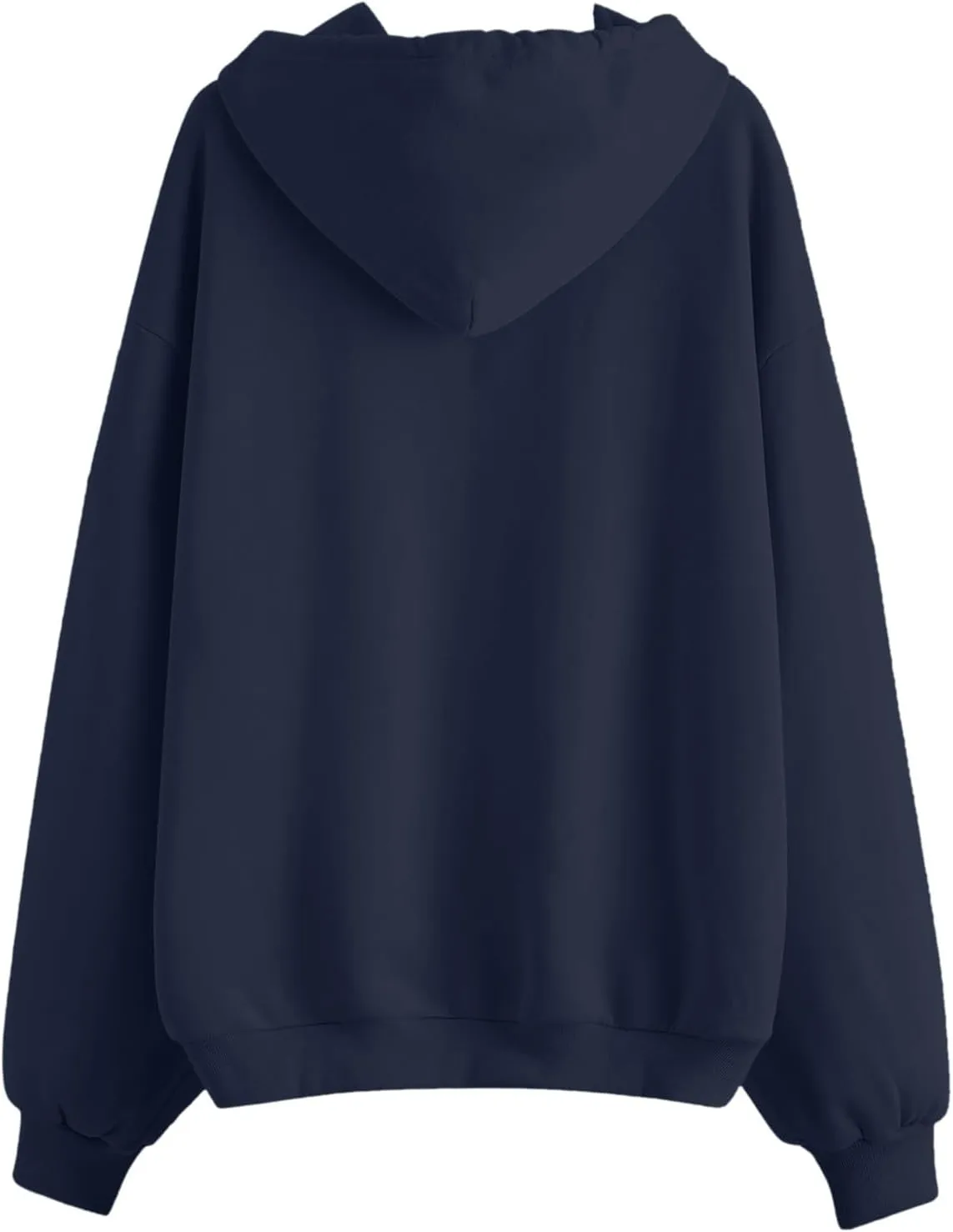 Womens Zip Up Hoodies Long Sleeve Sweatshirts Fall Outfits Oversized Sweaters Casual Solid Fashion Jackets