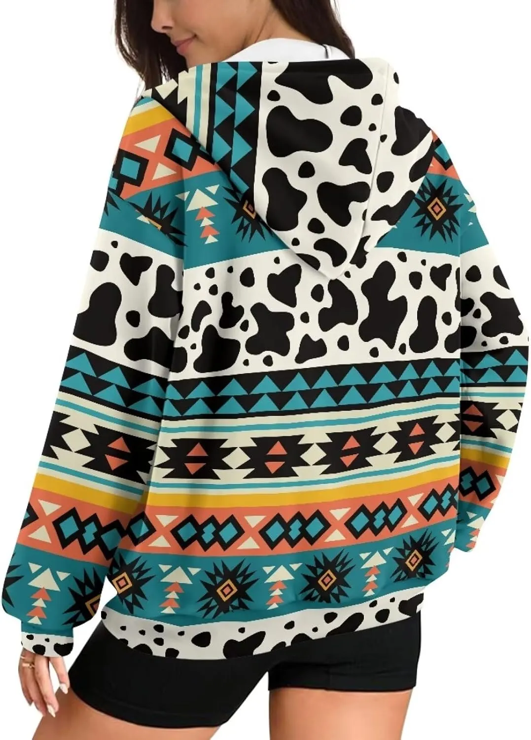 ZOUTAIRONG Hoodies for Women Zip Up Hoodie Oversize Sweatshirt Womens Jackets with Pocket